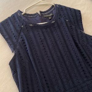 Banana Republic eyelet mid dress